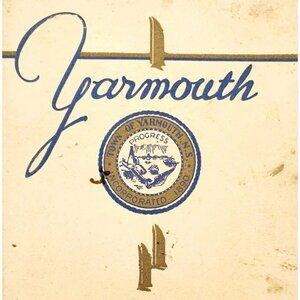1936 Yarmouth Nova Scotia 175th Anniversary History Book 1st Ed Illustrated F4